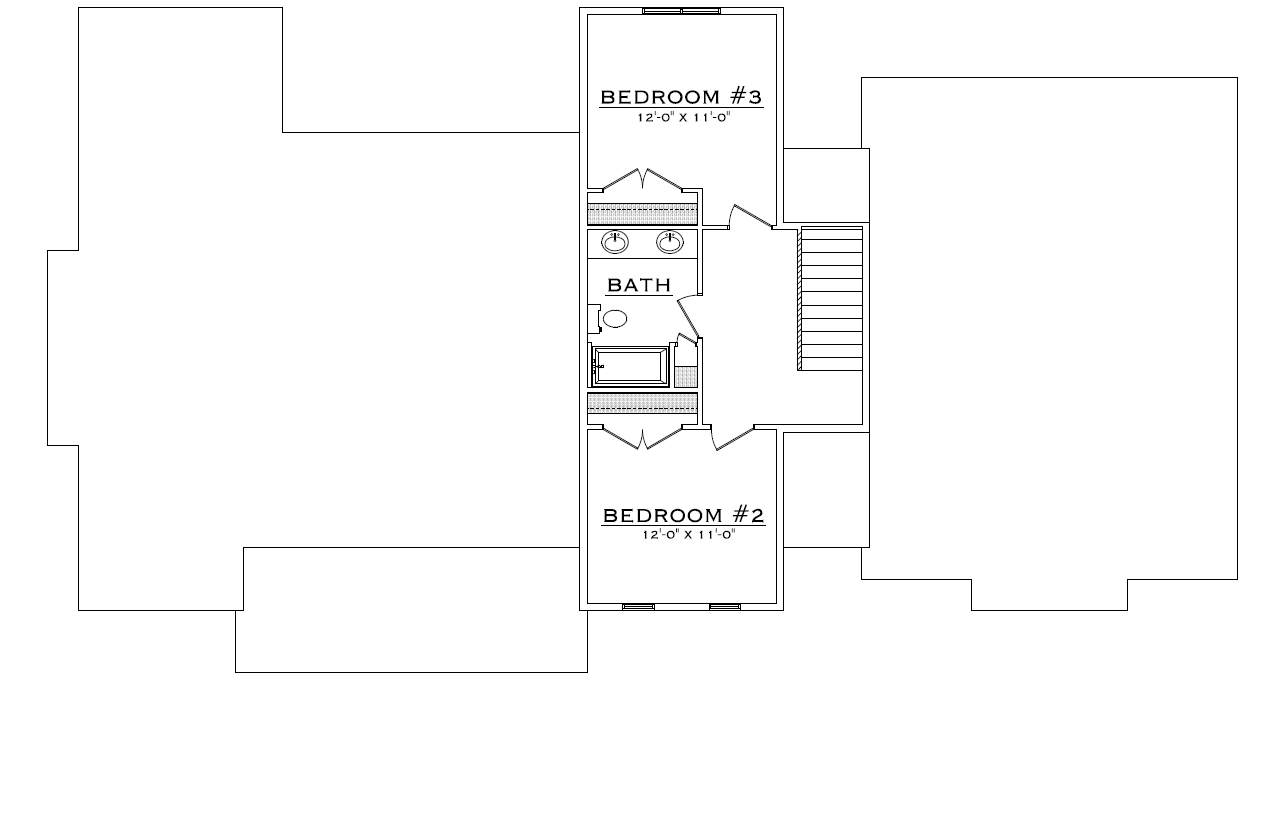 Plan 2237 Second Floor Winfield Homes