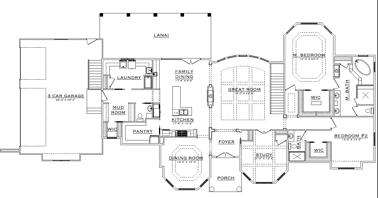 Plan 4864 (4BR/4.5BA/3CAR) Winfield Homes