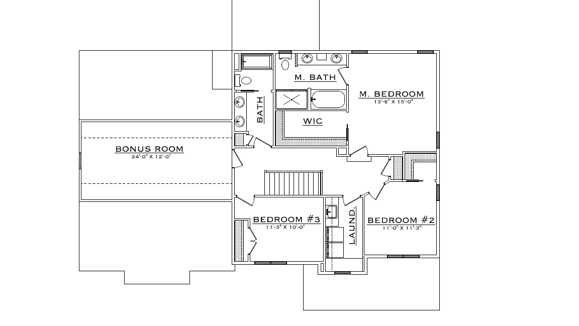 Plan 2025 Second Floor Winfield Homes
